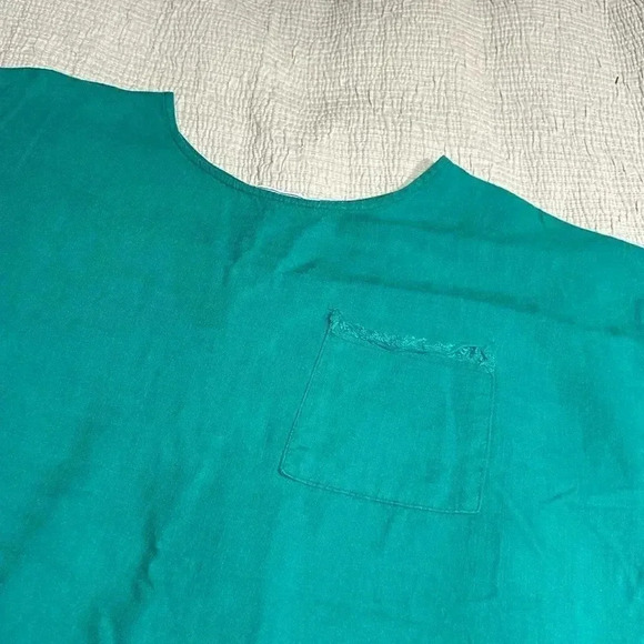 Teal Women's Blouse - Picture 3 of 5